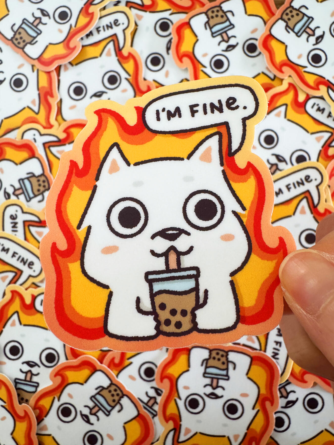 emmy is fine sticker