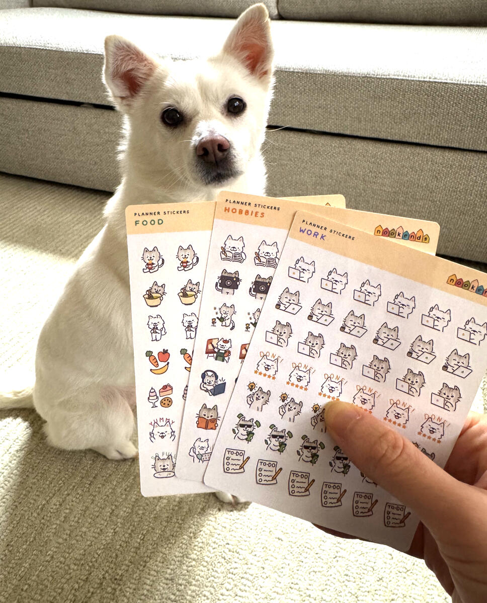 themed planner stickers