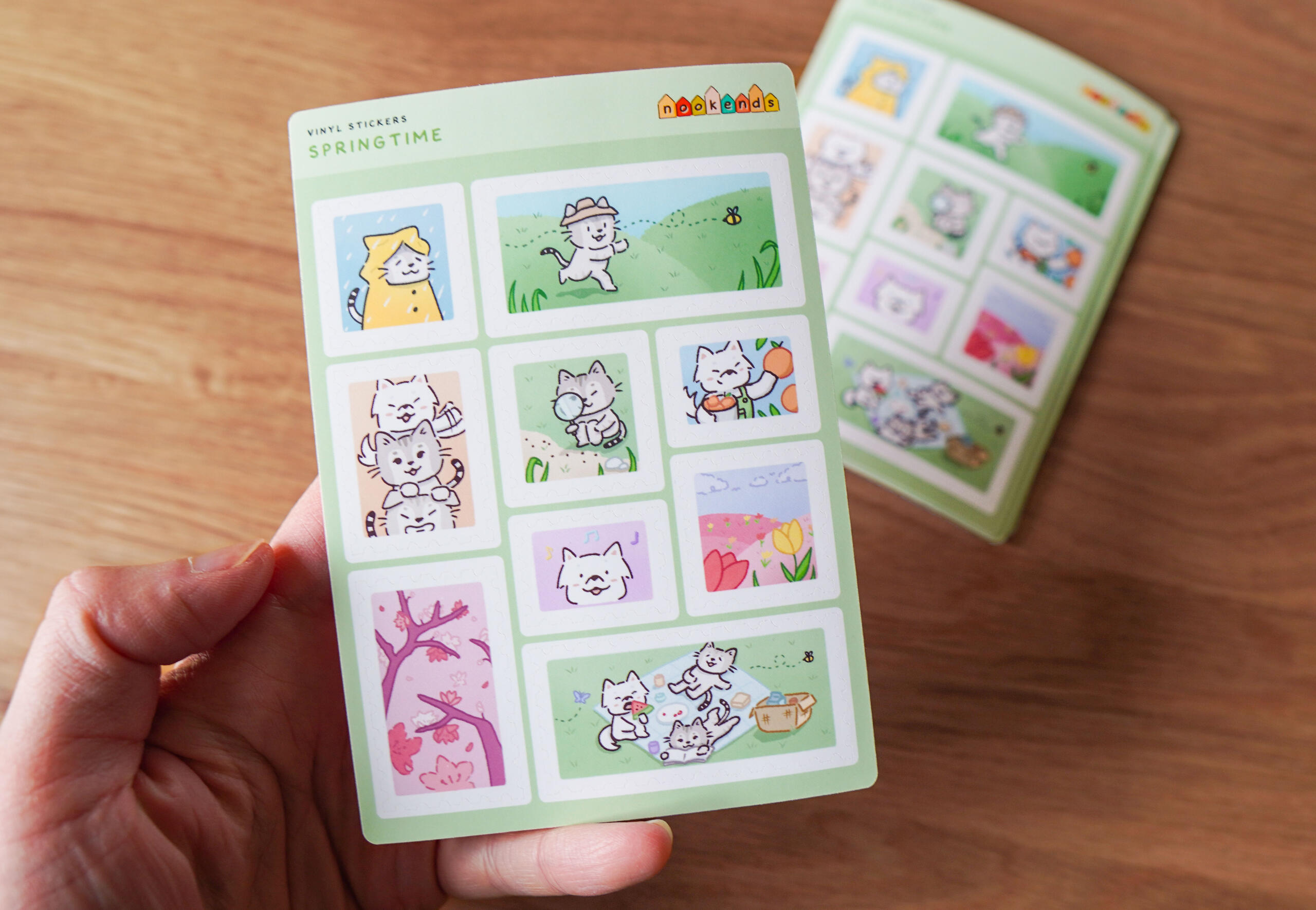 springtime sticker sheet